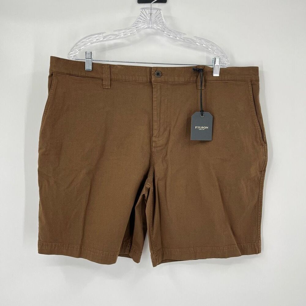 Filson Granite Mountain Chino Shorts 9" Cotton Stretch Mud Mens Size 42